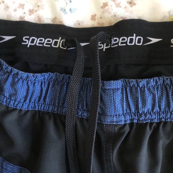 Speedo Swim Shorts Size M Blue GUC - Picture 5 of 6